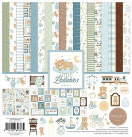 Little Lullabies - Baby Boy - Carta Bella Collection Kit 12"X12"