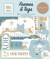 Little Lullabies - Baby Boy - Carta Bella Tags & Frames Ephemera