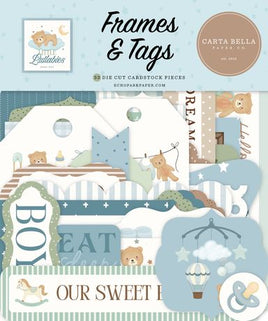 Little Lullabies - Baby Boy - Carta Bella Tags & Frames Ephemera