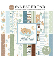 Little Lullabies - Baby Boy - Carta Bella Double-Sided Paper Pad 6"X6"