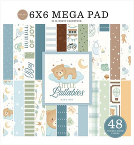 Little Lullabies - Baby Boy - Carta Bella Cardmakers Mega Pad 6"X6"