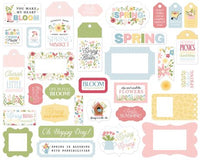 In Full Bloom - Echo Park Frames & Tags Ephemera