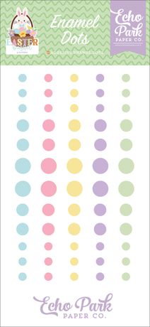 Easter Basket - Echo Park Adhesive Enamel Dots