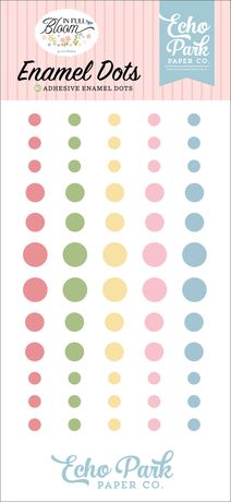 In Full Bloom - Echo Park Adhesive Enamel Dots