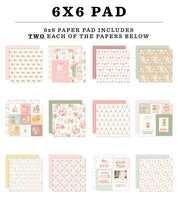 Little Lullabies - Carta Bella Double-Sided Paper Pad 6"X6"