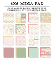 Little Lullabies - Echo Park Cardmakers Mega Pad 6"X6"