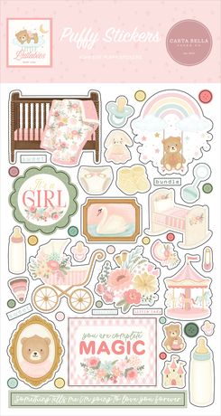 Little Lullabies - Carta Bella Puffy Stickers