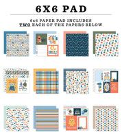 My Favorite Monster - Echo Park Double-Sided Paper Pad 6"X6"