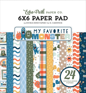 My Favorite Monster - Echo Park Double-Sided Paper Pad 6