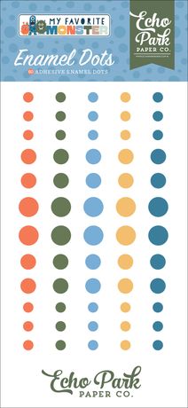 My Favorite Monster - Echo Park Adhesive Enamel Dots