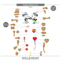 Love - Spellbinders Etched Dies From Say Cheese Classic Mouse