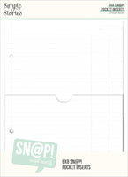 6"X8" - Simple Stories SN@P! Pocket Inserts