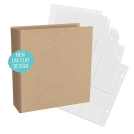 Kraft Simple Stories SN@P! D-Ring Binder 6"X8"