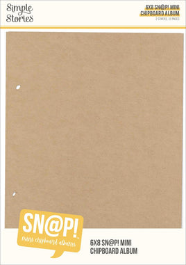 6"X8" - Simple Stoires SN@P! Mini Chipboard Album