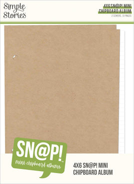4"X6" - Simple Stoires SN@P! Mini Chipboard Album