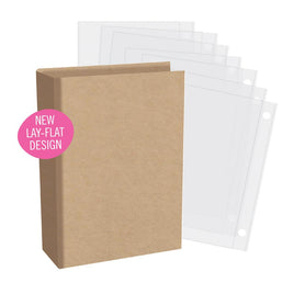 Kraft Simple Stories SN@P! D-Ring Binder 4"X6"