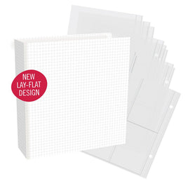Grid - Simple Stories SN@P! D-Ring Binder 6"X8"