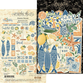 Scenic Route - Graphic 45 Ephemera Set