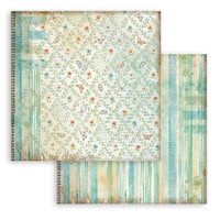 Daisy Art - Stamperia Backgrounds Double-Sided Paper Pad 12"x12" 10/Pgk