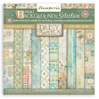 Daisy Art - Stamperia Backgrounds Double-Sided Paper Pad 12