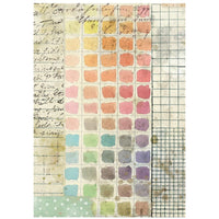 Daisy Art - Stamperia Rice Paper Backgrounds A6 8/Pkg