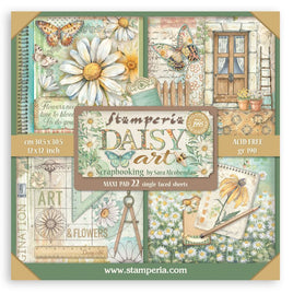 Daisy Art - Stamperia Single-Sided Paper Pad 12"x12" 22/Pkg