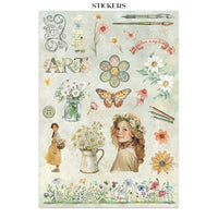 Daisy Art - Stamperia Junk Journal Stickers, Cut-outs & Backgrounds