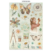 Daisy Art - Stamperia Junk Journal Stickers, Cut-outs & Backgrounds
