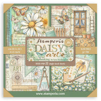 Daisy Art - Stamperia Single-Sided Paper Pad 8"X8" 22/Pkg