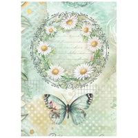 Daisy Art - Stamperia Rice Paper A6 8/Pkg