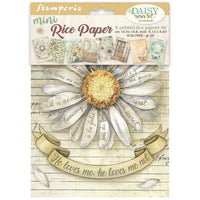 Daisy Art - Stamperia Rice Paper A6 8/Pkg