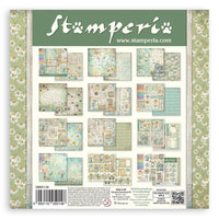Daisy Art - Stamperia Scrapbooking Double-Sided Paper Pad 8"X8" 10/Pkg