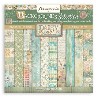 Daisy Art - Stamperia Backgrounds Double-Sided Paper Pad 8