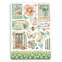 Daisy Art - Stamperia A5 Washi Pad 8/Pkg