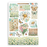 Daisy Art - Stamperia A5 Washi Pad 8/Pkg