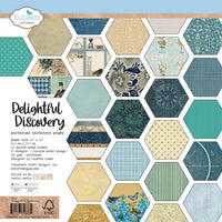 Delightful Discovery - Elizabeth Craft Double-Sided Cardstock Pack 12"X12"