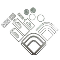 Rounded Pocket with Tags - Elizabeth Craft Metal Die