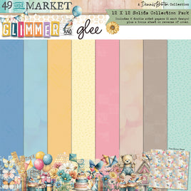 Glimmer and Glee - 49 and Market Solids Collection Pack 12"X12"