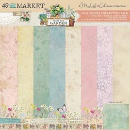 From the Garden - 49 and Market Solids Collection Pack 12"X12"