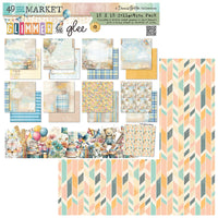 Glimmer and Glee - 49 and Market Collection Pack 12"X12"
