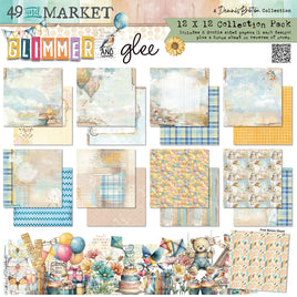 Glimmer and Glee - 49 and Market Collection Pack 12"X12"