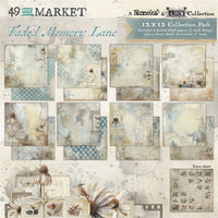 Faded Memory Lane - 49 and Market Collection Pack 12"X12"