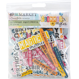 Glimmer and Glee - 49 and Market Chipboard Set