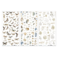 Faded Memory Lane - 49 and Market Blendable Rub-On Transfer Set 6"X12"