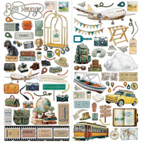 Travel Diaries - 49 and Market Laser Cut Outs