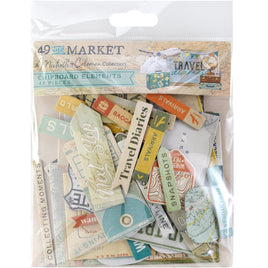 Travel Diaries - 49 and Market Chipboard Set
