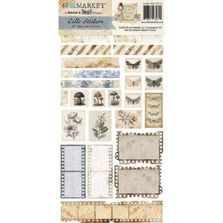 Faded Memory Lane - 49 and Market Cello Stickers