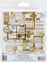 Faded Memory Lane - 49 and Market Chipboard Set