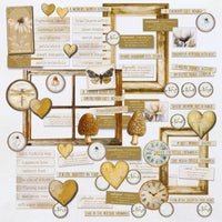 Faded Memory Lane - 49 and Market Chipboard Set