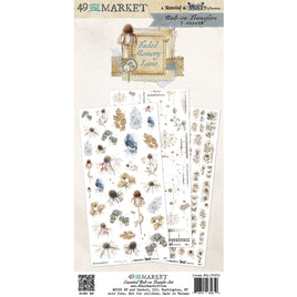 Faded Memory Lane - 49 and Market Essential Rub-On Transfer Set 6"X12"